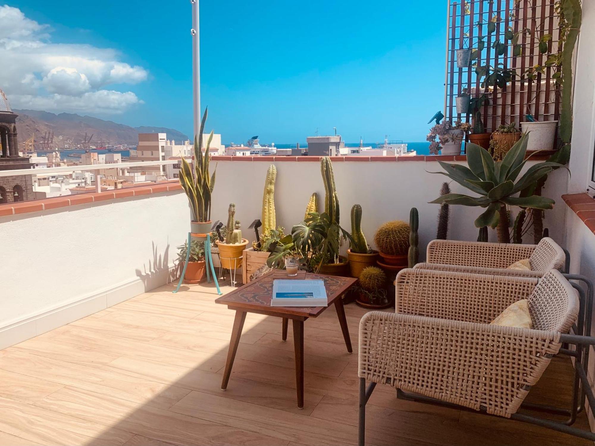 Atico Con Terraza, Vistas Panoramicas Y Parking Apartment Santa Cruz de Tenerife Bagian luar foto