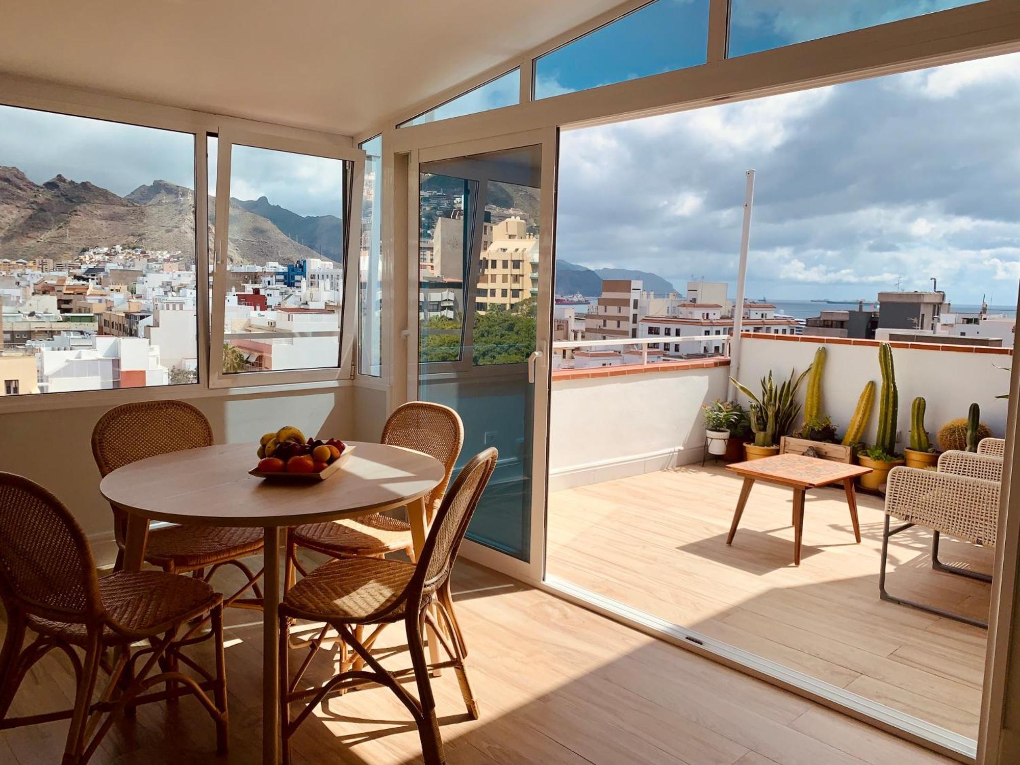 Atico Con Terraza, Vistas Panoramicas Y Parking Apartment Santa Cruz de Tenerife Bagian luar foto
